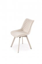 Стілець поворотний K520 CS Halmar світло-бежевий/кашемір