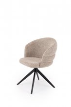 Крісло поворотне K604 HALMAR темний беж