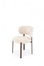 Стілець K605 HALMAR бежевий/горіх