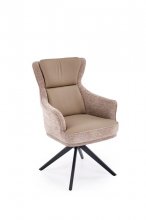 Крісло поворотне K611 HALMAR темний беж
