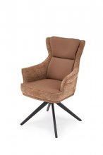 Крісло поворотне K611 HALMAR коричневий