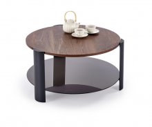 Журнальний столик HALMAR LIRA горіх 80см