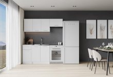 Кухонний гарнітур HALMAR CORONA 180см корпус: білий, фасади: білі