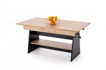 Стіл журнальний ERIKA дуб артизан-чорний
розмір 120-160/70/61-72 cm