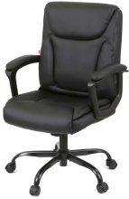 Крісло АКЛАС Лівар TILT 10002M (PU Black) Код: 00158598
