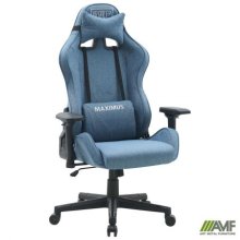 Крісло VR Racer Textile Maximus тканина синя/чорний Код товару: 555431