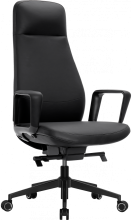Офісне крісло GT Racer B-2115 Black (leather)