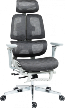 Офісне крісло GT Racer B-2450 White/Gray