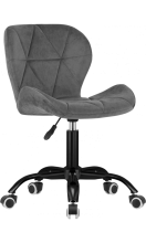 Офісне крісло GT Racer B-30 Velvet Dark Gray