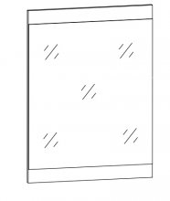  HOMELINE Зеркало LUS/8/6
высота: 76 см
ширина: 60 см
глубина: 2 см