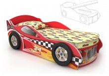 DRIVER  Ліжко-Машинка_Dr-11-70mp
Габаритні розміри:
висота: 540 мм.
глибина: 790 мм.
ширина: 1540 мм.
Розміри спального місця:
ширина: 700 мм.
довжина: 1500 мм.
У ліжечку є підйомний механізм