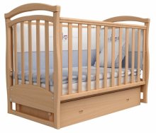 Соня ЛД 6 маятник Ліжечко Верес і ящик
Колір: бук
Матеріал:  дерево-бук
Внутрішній розмір: 120х60
Кольору в асортиментах