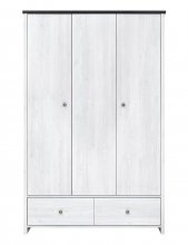 SZF3D2S Шафа 3-дверний PORTO BRW
Ширина 128 см
Висота 199 см
Глибина 55 см