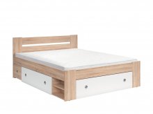 STEFAN Ліжко 160 STEFAN/160 BRW
Ширина 165 см
Висота 47-85 см
Глибина 204 см
колір дуб сонома\білий