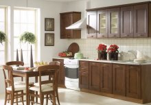 Кухня Nika,
фасад - COUNTRY,
колір - бронза темна