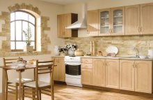 Кухня Nika,
фасад - RUBIA,
колір - береза світла