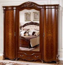 Дженіфер Шафа 4-дверний
розмір 2305х657х2335 мм
матеріал МДФ
колір горіх