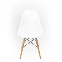 LIGHT Стул пластик
размер 81х54х47 см
Стул выполнен из пластика. Ножки стула выполнены из  дерева и металла
цвет белый