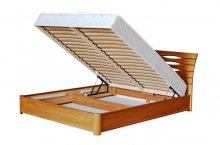 "Мария" Кровать двухместная 180 с подьемным механизмом
размер 180х200
материал дерево бук