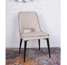 Стілець M&#220;NCHEN колір бежевий розмір 46*61*91 см.