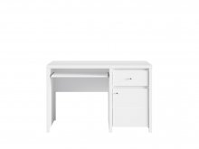 Стіл офісний BRW Kaspian | Білий глянець S128-BIU1D1S/120
розмір 120х77х65 см
колір білий\ білий поліск