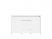 KASPIAN KOM2D4S комод BRW
висота: 92 см
ширина: 143,5 см
глибина: 40,5 см
колір білий