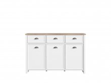 CANNET Комод KOM3D3S
размер 134х88х45 см
цвет белый\ дуб