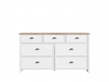 CANNET Комод KOM7S
размер 160х88х45 см
цвет белый\ дуб