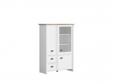 CANNET Буфет REG2D1W2S
розмір 90х130х40 см
колір білий\ дуб