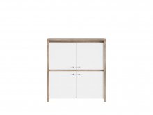 KASPIAN KOM4D тумба BRW
висота: 112,5 см
ширина: 105 см
глибина: 40,5 см
колір дуб \ білий