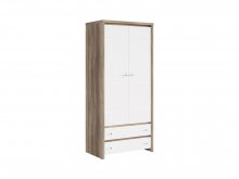 KASPIAN SZF2D2S шафа BRW
висота: 200,5 см
ширина: 90 см
глибина: 55,5 см
колір дуб \білий