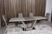 DETROIT Стол обеденный
стекло, МДФ
размеры 160-220х90х76 см
цвета капучино /мокко