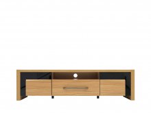 AROSA Тумба РТВ RTV2D1S
розмір 160х42х45 см
колір дуб балтик натуральний\ чорний