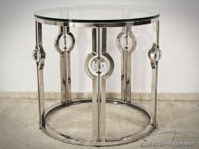 D366 Стіл журнальний
розмір 60х60х59 см
матеріал стекло й метав срібний
колір прозорий