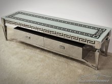 C375 Стіл журнальний з ящиками
розмір 130х70х43 см
матеріал метав і скло біле