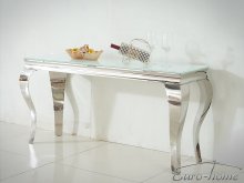 F306 Консоль
розмір 150х40х74 см
матеріал метав і скло
колір білий