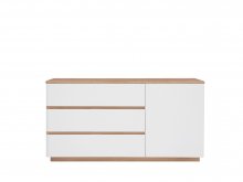 BRAGA Комод KOM1D3S
розмір 160х85х40 см
колір білий\дуб рив'єра