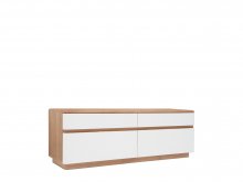 BRAGA Тумба РТВ RTV2S2B
розмір 150х53х40 см
колір білий\дуб рив'єра