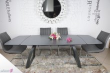 LONDON NEW Стіл обідній
Ширина 160-240х90х75 см
колір графить