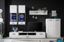 АРКТИКА Вітальня БРВ (ВМК) білий глянець
розмір 285х190х40 см
колір білий