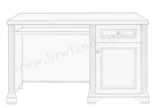 ВАЙТ Стіл письмовий 130 ГЕРБОР
розмір 130х70х78 см
колір ясен сніжний/сосна срібна