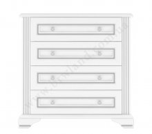 ВАЙТ Комод 4S/90 Гербор
розмір 92х93х44 см
колір ясен сніжний/сосна срібна