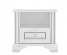 ВАЙТ Тумба прикроватная 1S Гербор
размер 56х53х39 см
цвет ясень снежный/сосна серебрянная