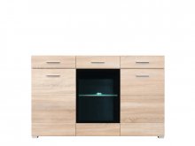 ВУШЕР Буфет KOM1W2D2S/9/15 Гербор
розмір 150х93х45 см
колір дуб сонома/ чорний глянець