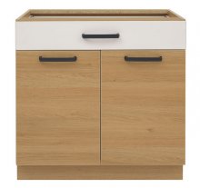 SEMI LINE Кухонная тумба D1S-80/82  BRW
высота: 82 см
ширина: 80 см
глубина: 46 см