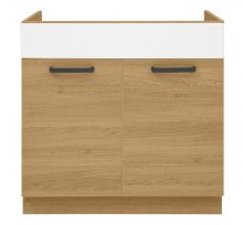 SEMI LINE Тумба під мийку DKB-80/82 BRW
висота: 82 см
ширина: 80 см
глибина: 46 см