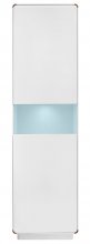 ELIS Витрина 1-дверная REG1W_COKOL
размер 55х196х40 см
цвет белый