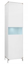 ELIS Вітрина 1-дверна REG1W_NOGI
розмір 55х196х40 см
колір білий