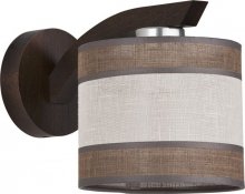 CORTES VENGE  Светильник-бра
размеры 20х25 см
материал дерево, абажур
цвет венге