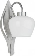 DAISY WHITE  Светильник-бра 220
размеры 35х20х14 см
материал металл, дерево, стекло
цвет серебро